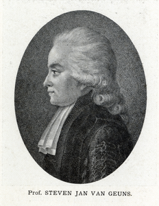104754 Portret van Stephanus Joannes van Geuns, geboren Groningen 1767, hoogleraar in de geneeskunde aan de Utrechtse ...